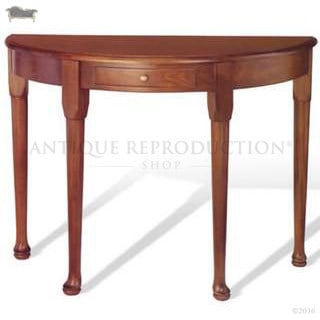 hall round moon plain console side wall table antique reproduction hall round moon plain console side wall table antique reproduction