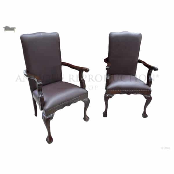 Chippendale Dining Chair And Arm Chair Carver Antique Reproduction chippendale-dining-chair-and-arm-chair-carver-antique- - Chippendale Dining Chair And Arm Chair Carver Antique Reproduction