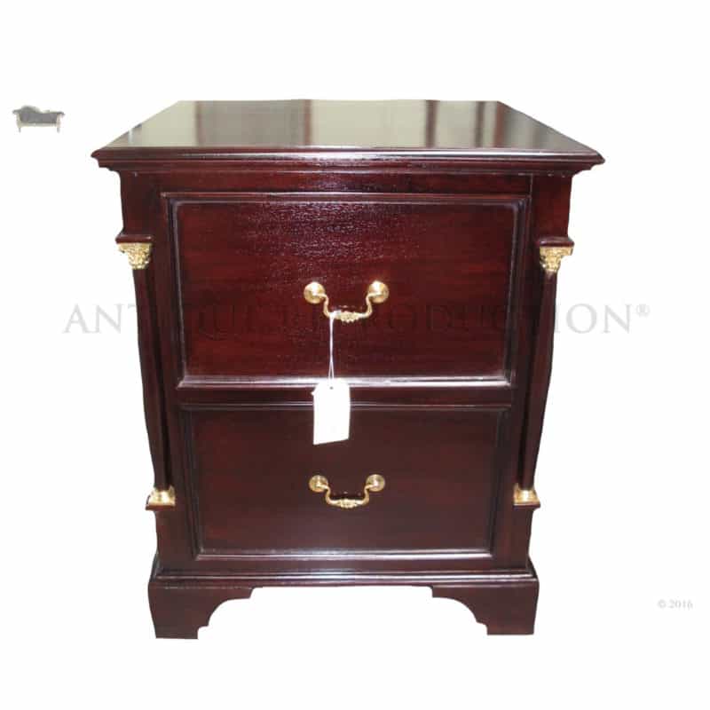 Empire Filing Cabinet 2 Drawer Antique Reproduction ...