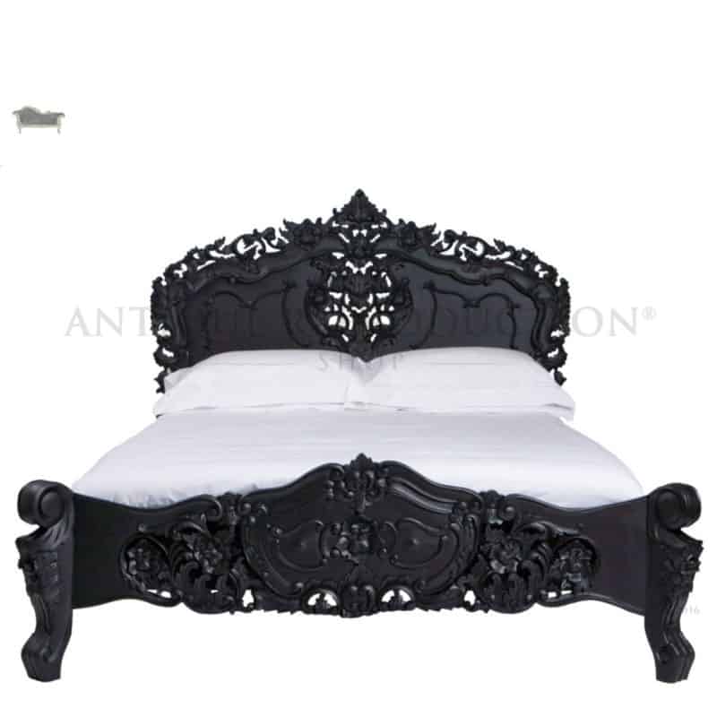 French Provincial Baroque Rococo Bed, French Provincial King Size Bed Frame