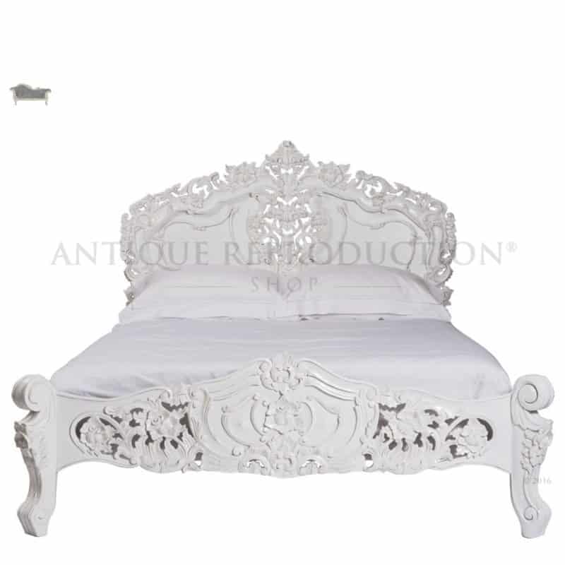 French Provincial Baroque Rococo Bed, French Provincial Queen Bed