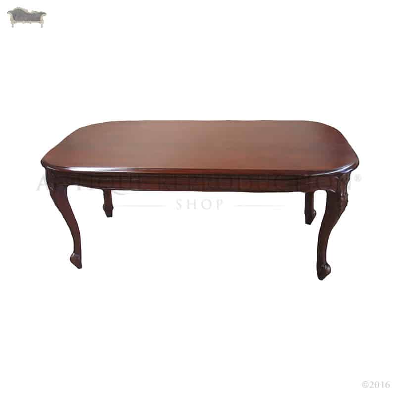 Louis Coffee Table Rectangular Round, Rectangular Coffee Table With Rounded Edges