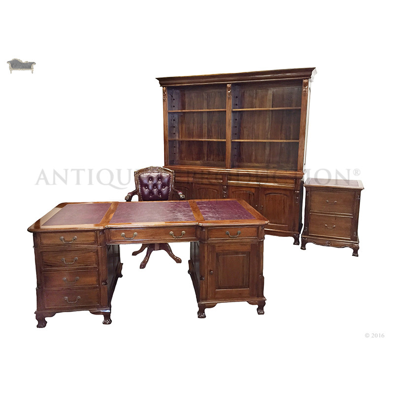 Partner S Desk 180cm With Matching Office Chair File Cabinet And Partners Desk 180cm With Matching Office Chair File