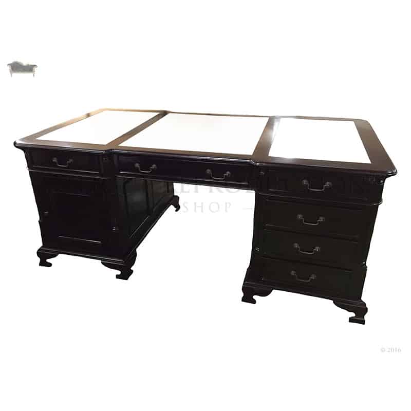 Partner S Writing Office Desk 180cm Finished In Salak French
