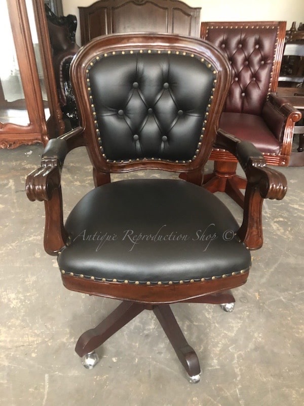 Office Chair Black Sold Out, Black Antique Desk Chair